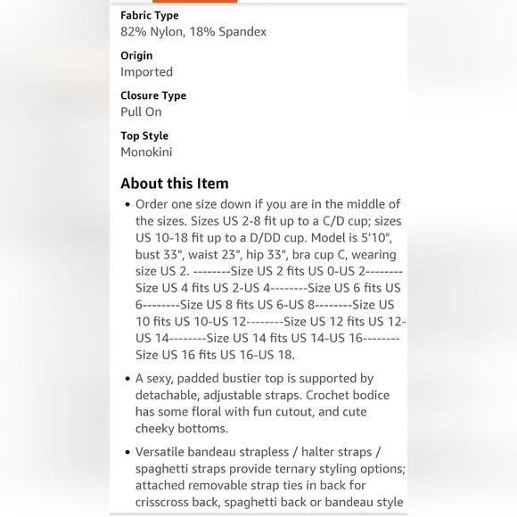 Lookbook crochet one piece swimsuit - Picture 6 of 11